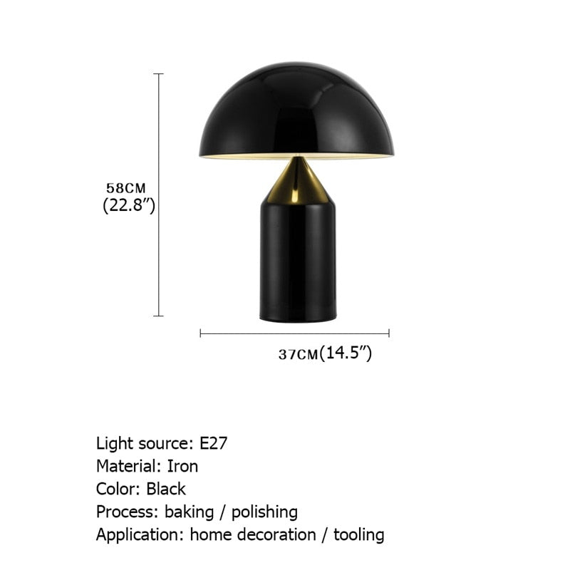 Brass Bedside Table Lamp