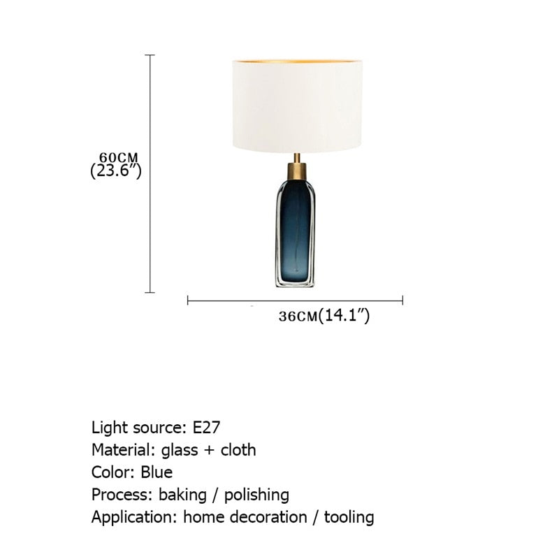 Brass Bedside Table Lamp