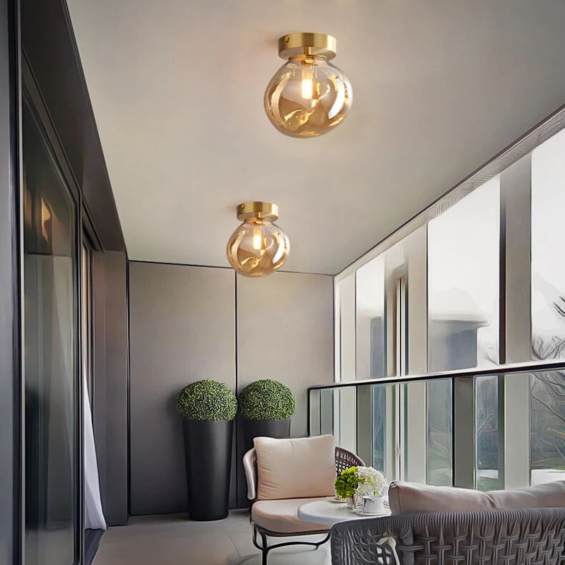 Glass Designer Ceiling Light