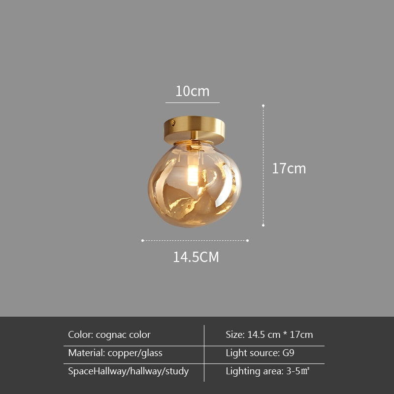 Glass Designer Ceiling Light