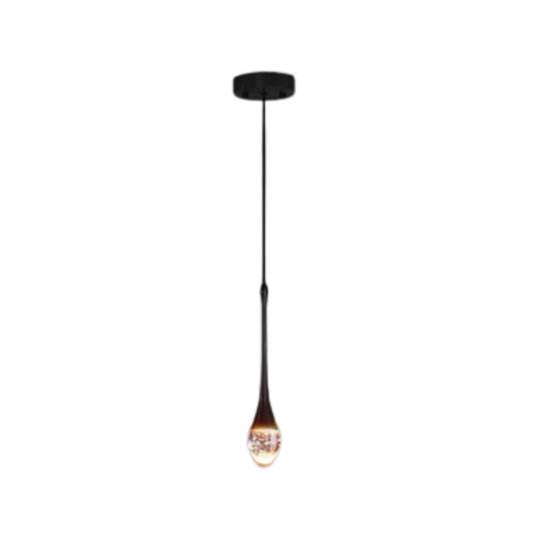 Black/Gold Water Drop Hanging Pendant Light