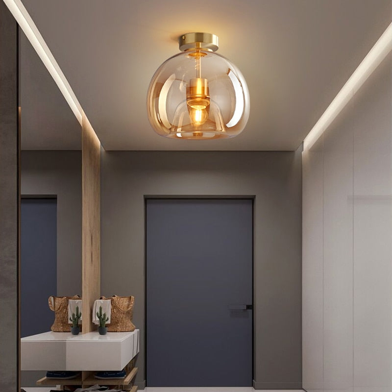 Glass Designer Ceiling Light
