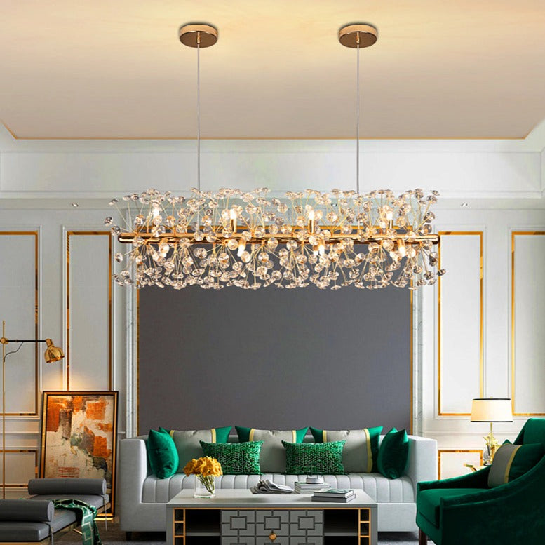 Zenara - Modern Gold Luxury Crystal Chandelier