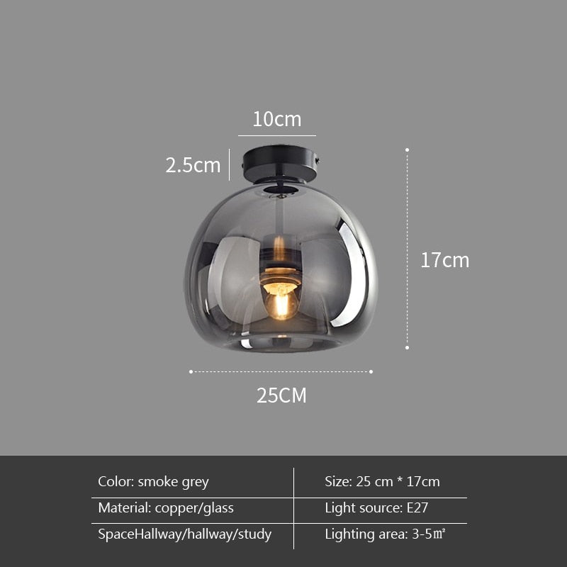 Glass Designer Ceiling Light