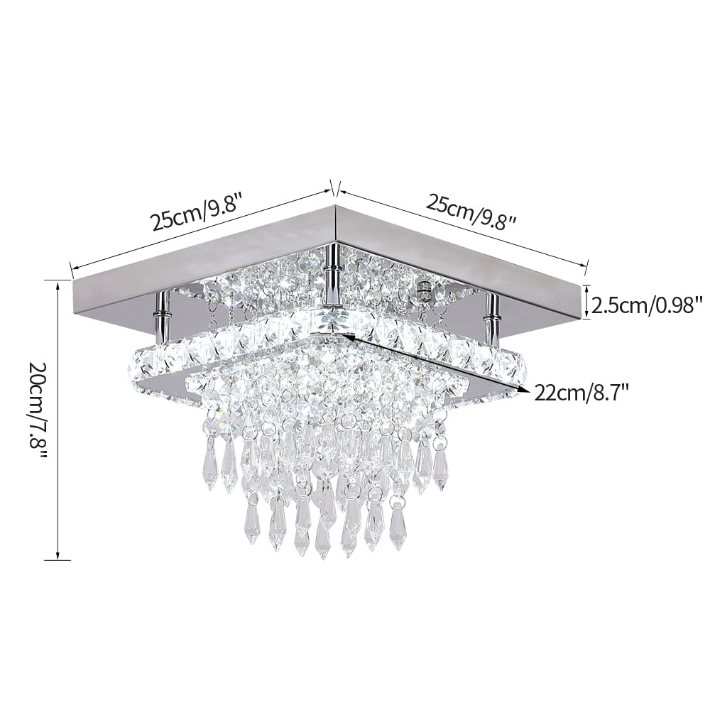 Crystal LED Ceiling Light