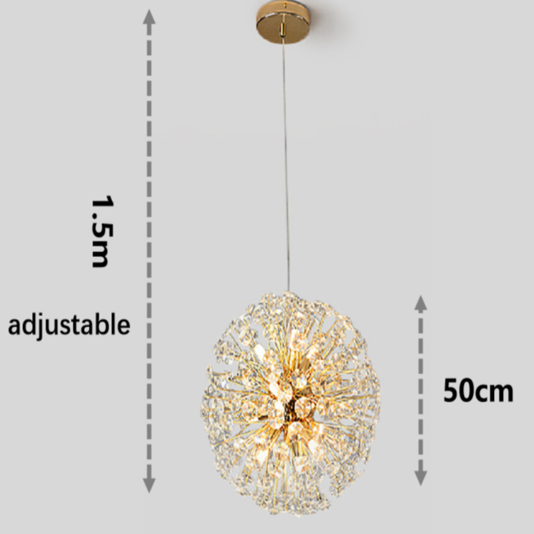 Zenara - Modern Gold Luxury Crystal Chandelier