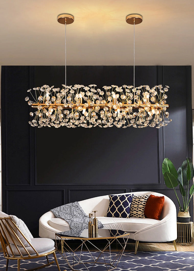 Zenara - Modern Gold Luxury Crystal Chandelier