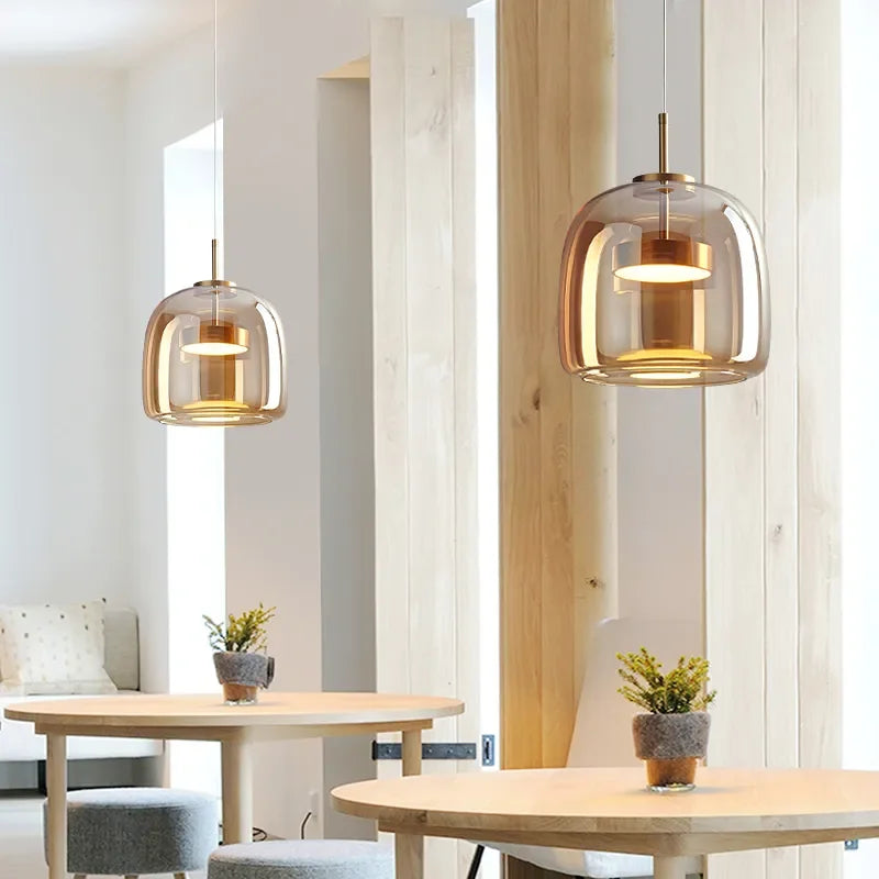 Nyxara Luxury Modern Glass Pendant Light