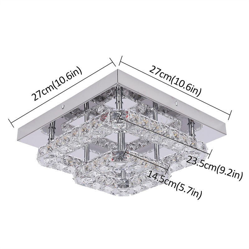 Crystal LED Ceiling Light